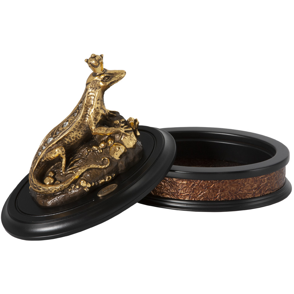 23084 Шкатулка Хозяйка Медной горы Бронза BOGACHO 4627138243213 - Вид №4