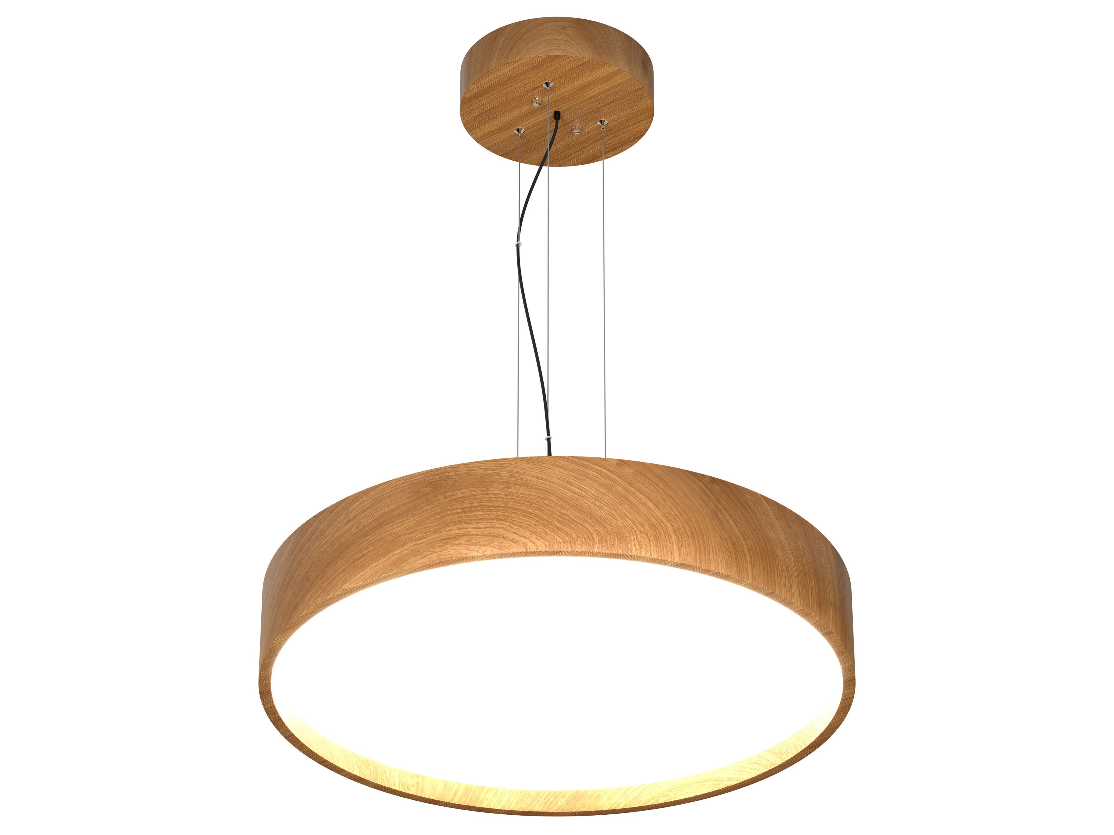 Деревянный эффект стальной светодиодный подвесной светильник Valaisin Grönlund дуб ARCH-00130556 - Вид №3