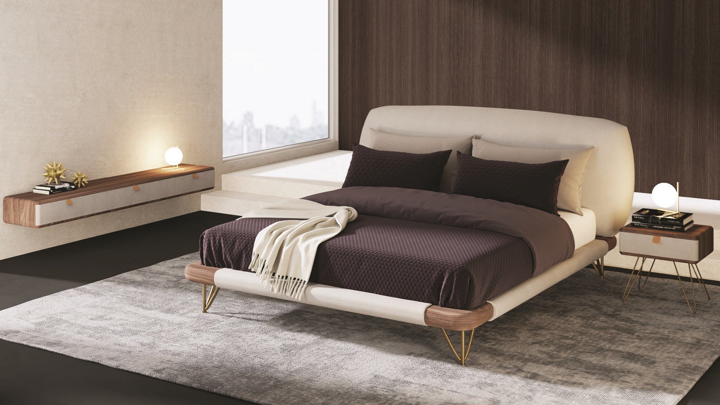 Деревянная прямоугольная тумбочка с ящиками CASA +39 ENCORE Italia ARCH-00121913 - Вид №2