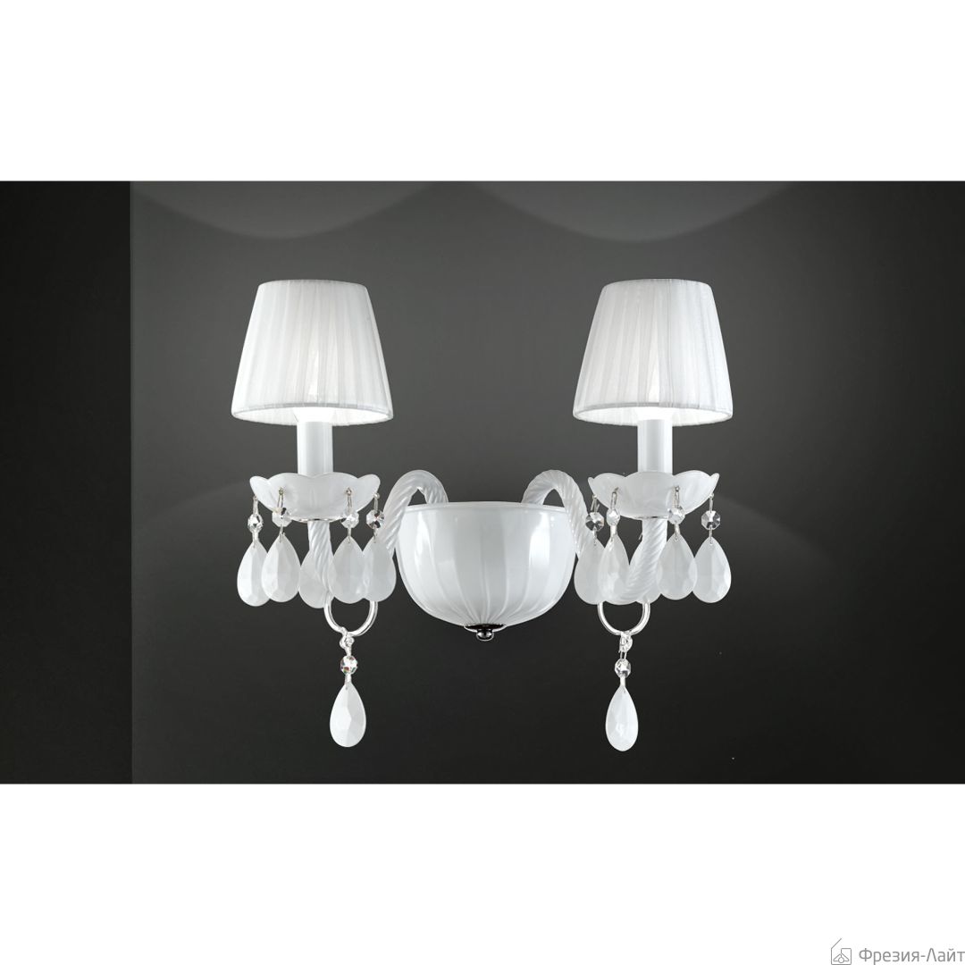 Masiero MILORD A2 T TR glass бра 116086