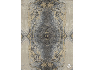 Прямоугольный ковер ручной работы из бамбуковой шерсти и шелка