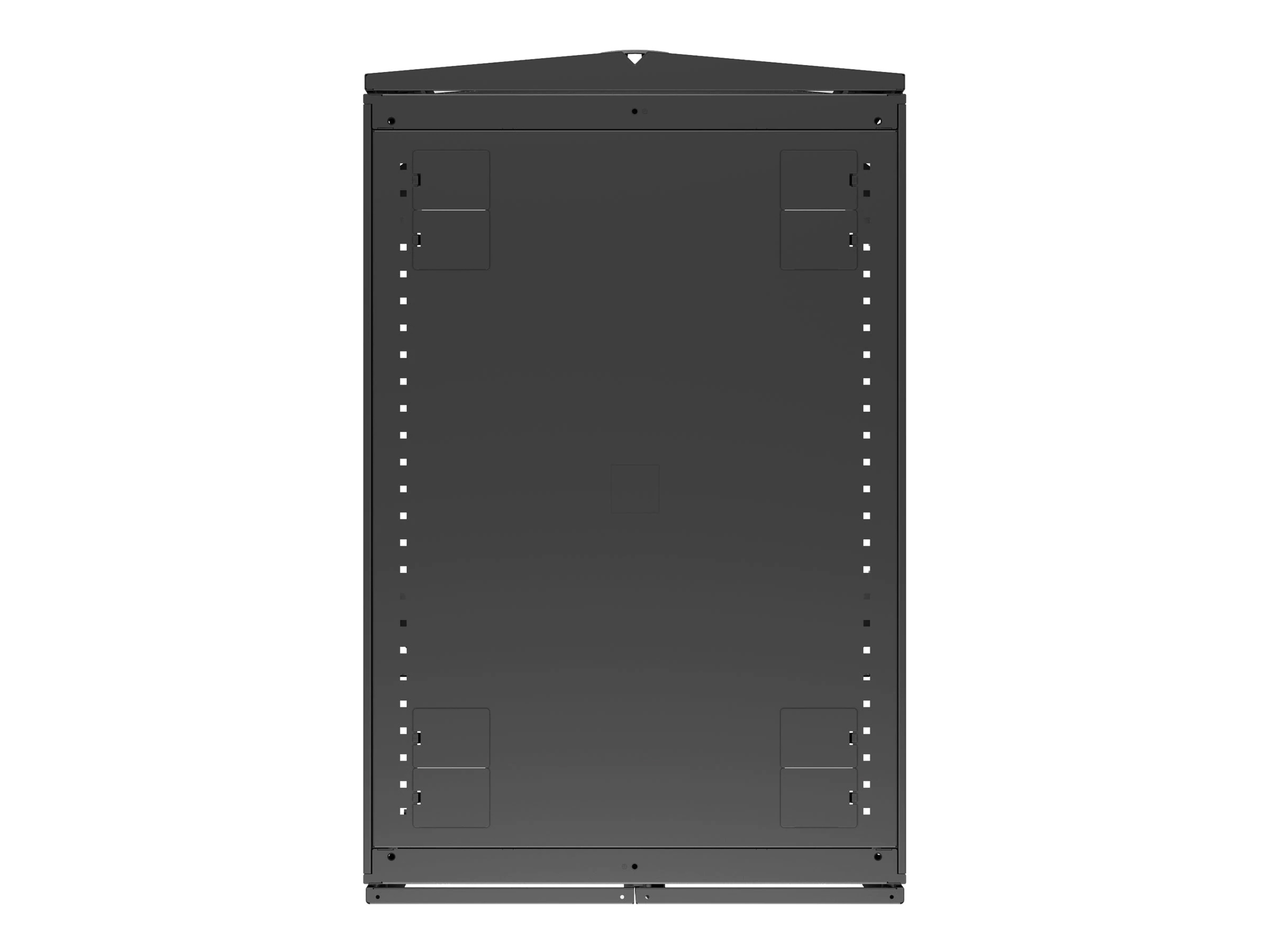 VR3107 Vertiv шкаф 48u 2265x 600x1100мм, 77% перф. передняя дверь с замком, 77% перф. распашная задняя дверь с замком, 4x19” серверных направляющих, боковые панели, крыша, ролики и регулируемые ножки, 2 органайзера для pdu и кабелей, 50хm6 гаек и винтов Santreyd  - Вид №4