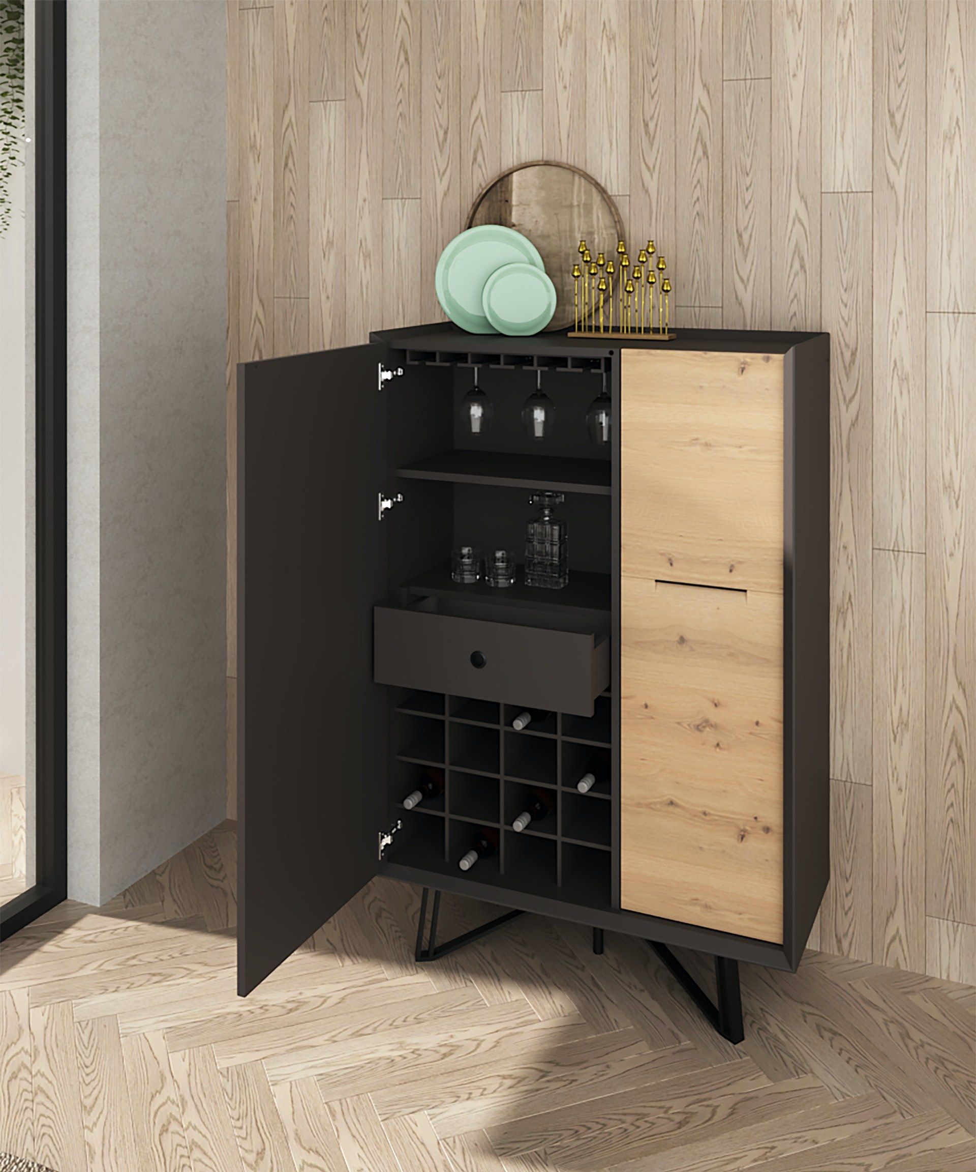 Деревянный барный шкаф animovel Тайга ARCH-00125538 - Вид №3