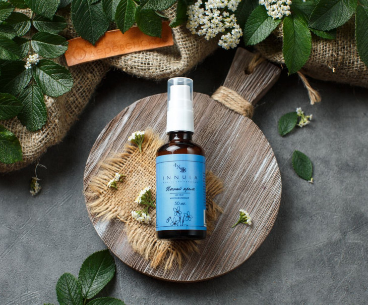 6590 Ночной крем для лица восстанавливающий Вкусляндия 