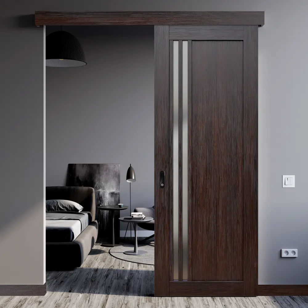 Межкомнатная дверь ARTENS Дукато 60×200 см с покрытием Hardflex, цвет Акация 83859944 STLM-0045062 - Вид №7