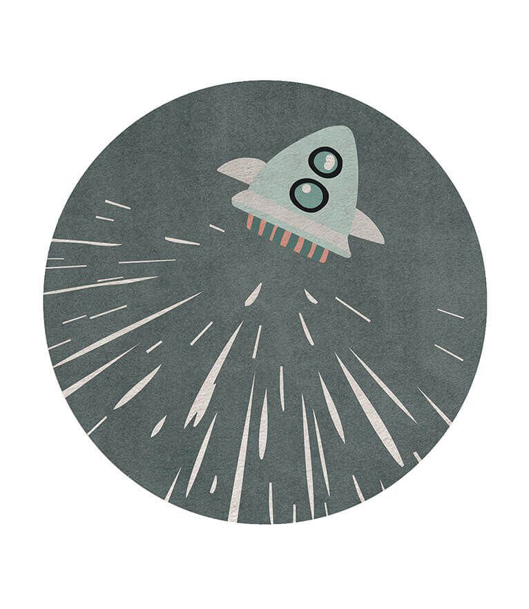 Круглый коврик «Громовая ракета» RUG'SOCIETY Kids 285_908
