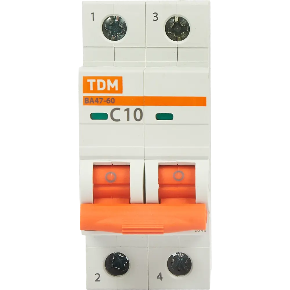 Автоматический выключатель TDM Electric ВА47-60 2P C10A 84399508 STLM-0049281 - Вид №1