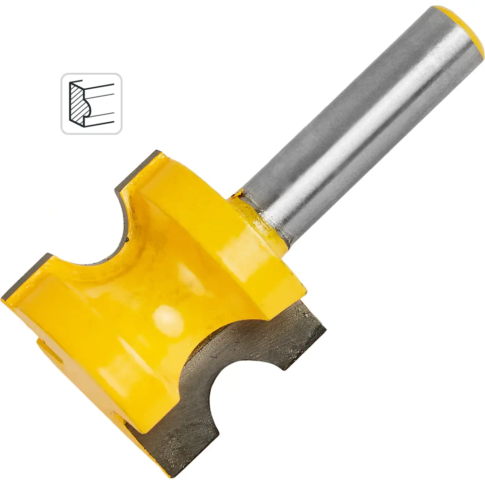 Фреза по дереву кромочная полустержневая 553386 25.4x22 мм хвостовик 8 мм Santreyd STLM-2154649