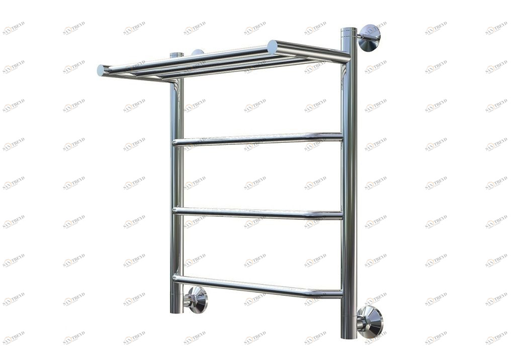 Полотенцесушитель водяной Aquanet Fiona 600x600, с верхней полкой 00237013