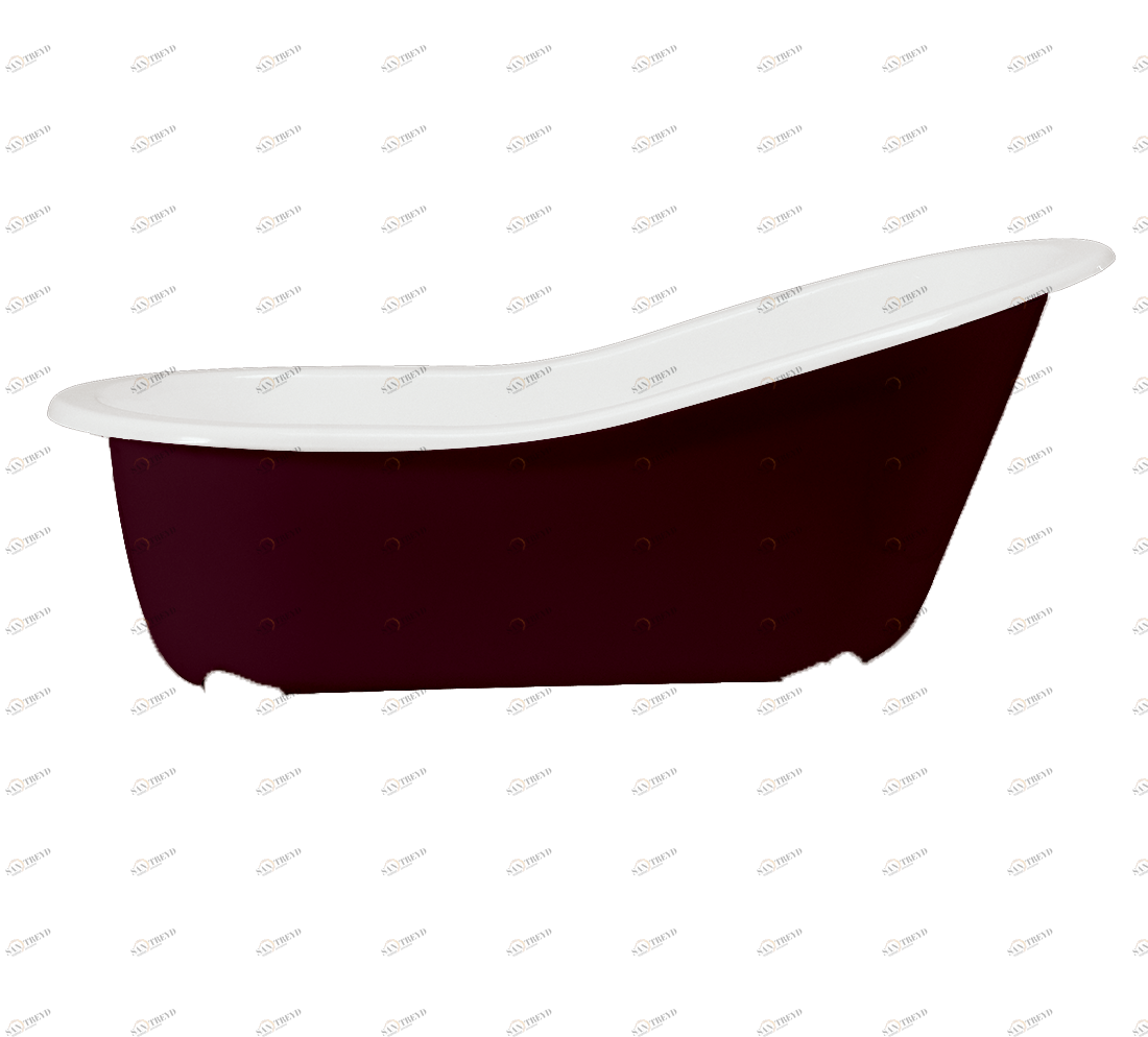 Gentry Home Bexley Cast iron bathtubs with feet Ral 4004 GH103158 