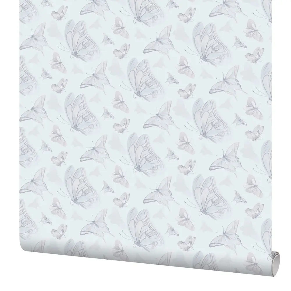 Обои флизелиновые Erismann Бабочки темно-серые 1.06 м ЭР60670-04 STLM-2130393 - Вид №1