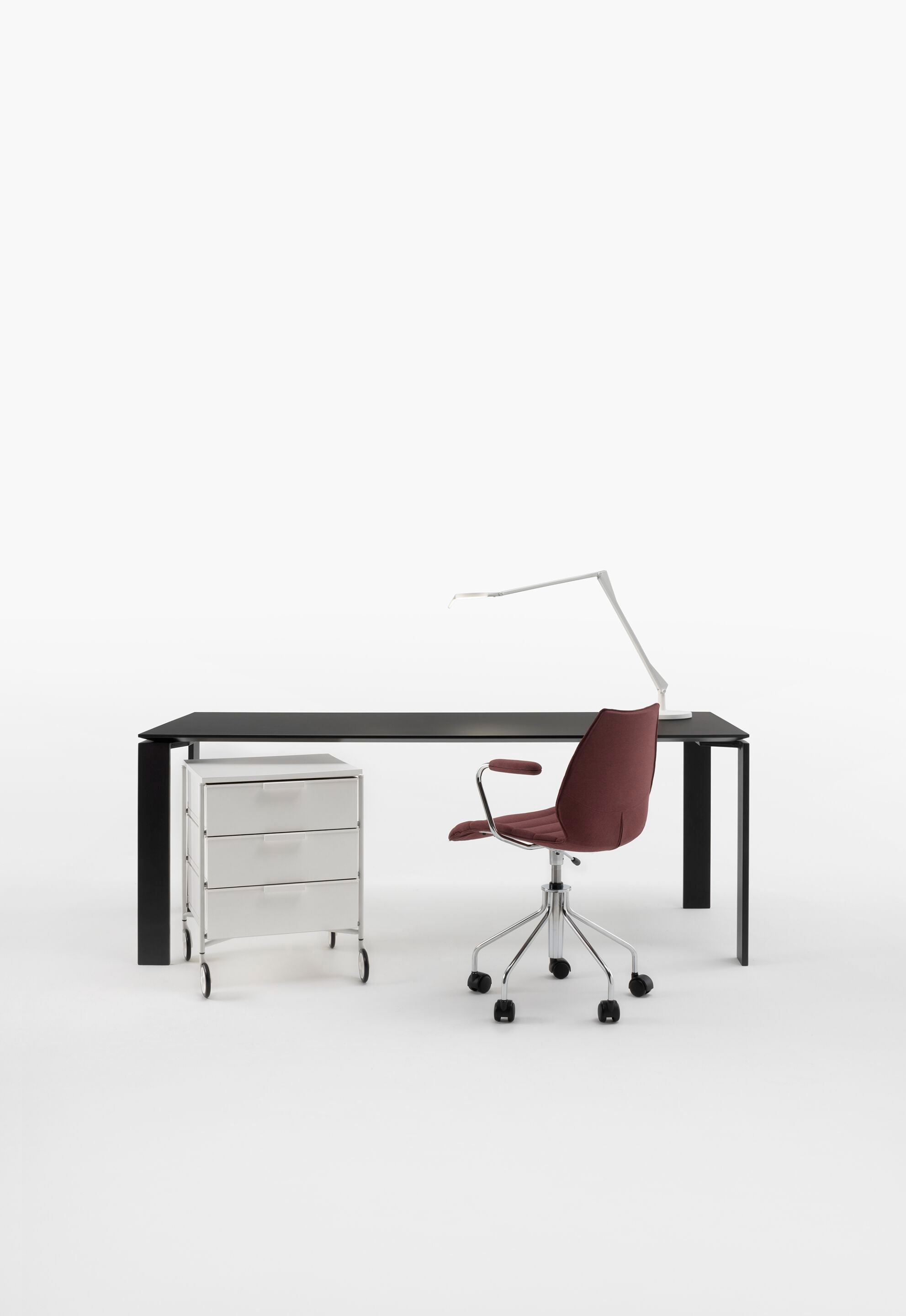 Поворотный операционный стул из Trevira® CS с подлокотниками Kartell MAUI SOFT ARCH-00151571 - Вид №4