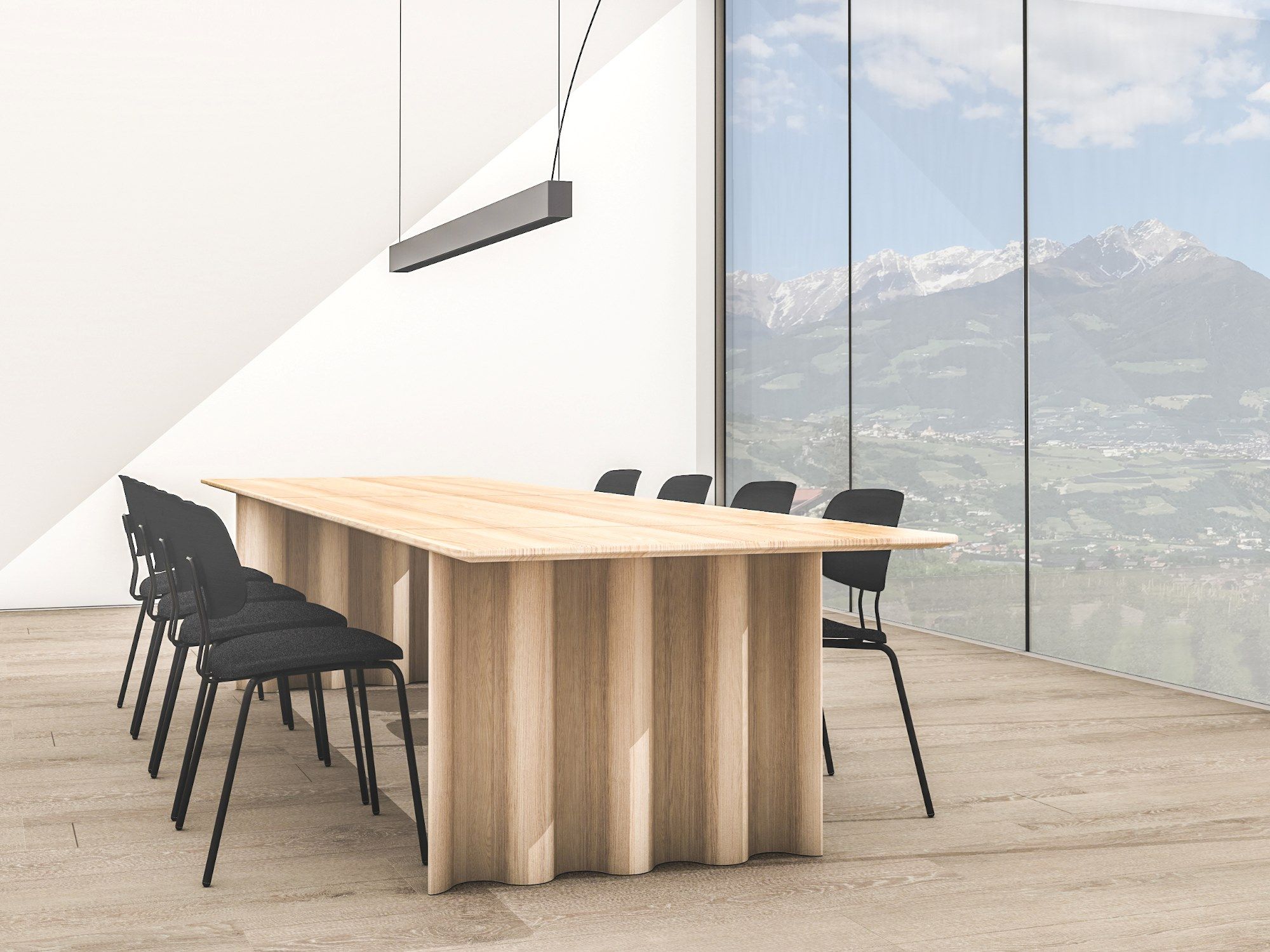 Штабелируемый стул из фанеры ZEITRAUM Okito ARCH-00090129 - Вид №4