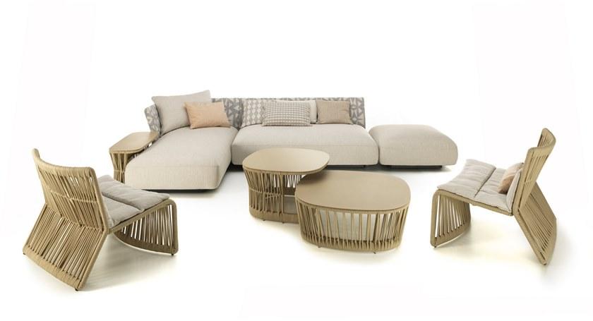 Talenti Модульный садовый диван из ткани и веревки Cliff sun-id-1425103 - Вид №19