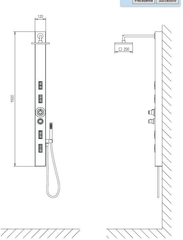 Jacuzzi® Многофункциональная душевая стойка с гидромассажной лейкой sun-id-1433587 - Вид №1