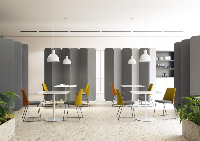 LD Seating Вращающийся стул на козелке из ткани Melody chair 361, f90-wh - Вид №3