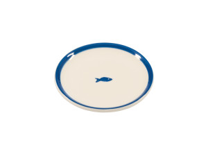 Керамическая круглая тарелка