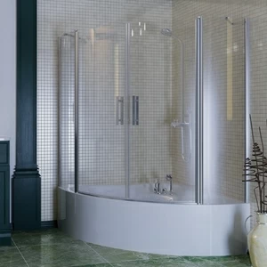 Шторка на ванну 100x100 GV-604R GUTEWETTER LUX PART