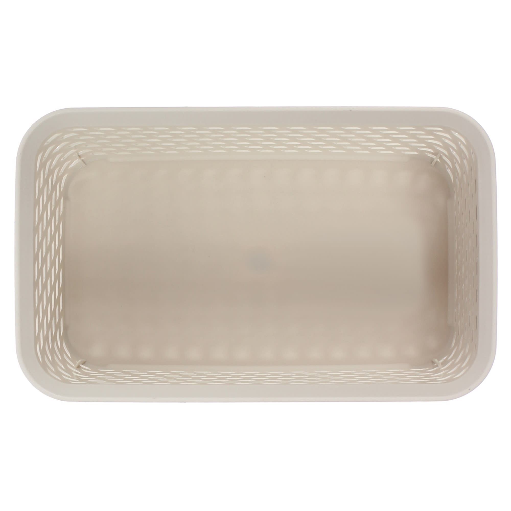 81979770 Корзина для хранения «», 2.2 л, 24х15х10 см, цвет белый Ротанг Santreyd  - Вид №1