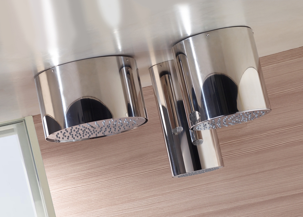 H80166 Потолочный & настенный душ Dinamic-Inox Ø 140 mm BOSSINI  - Вид №6