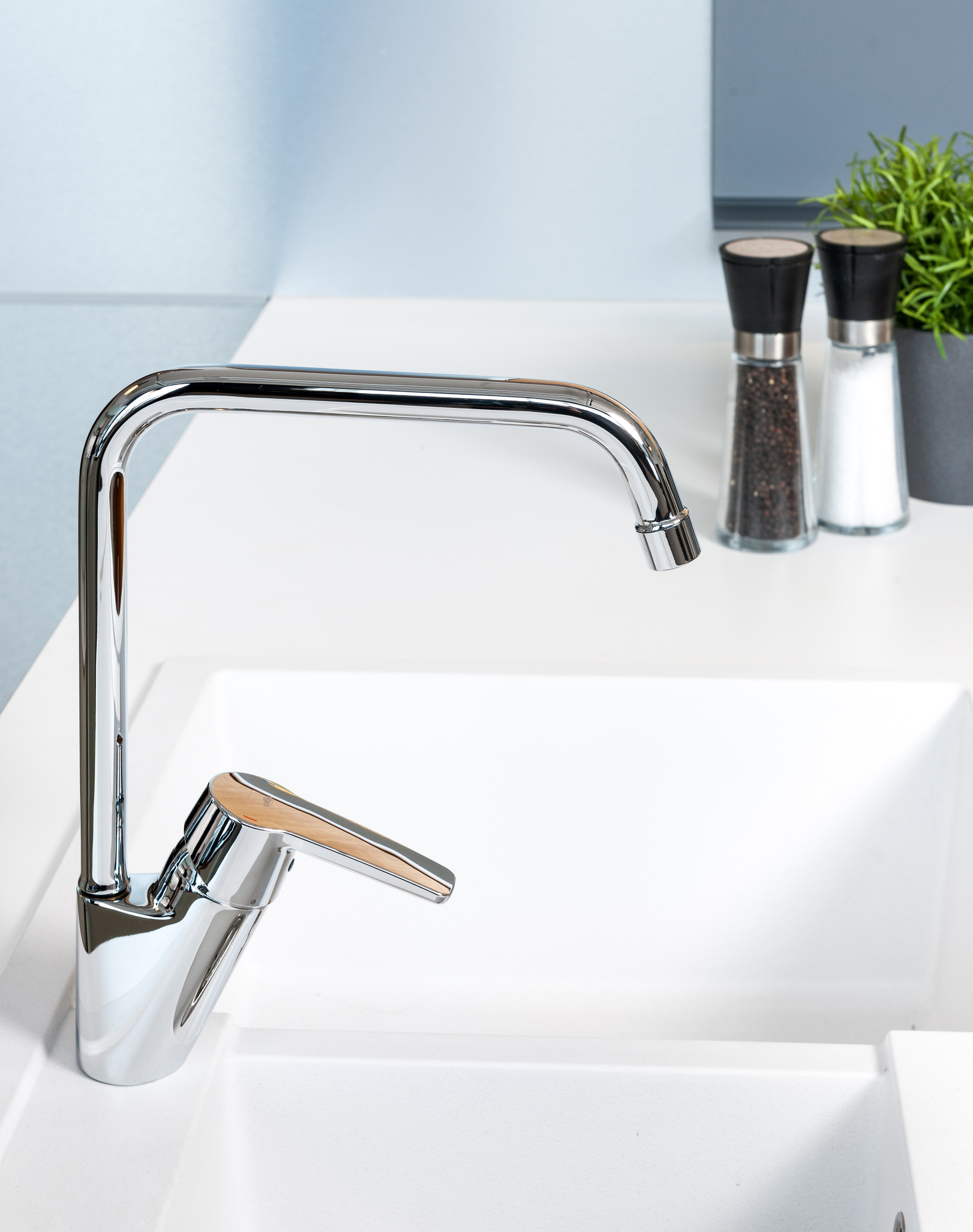 Oras 3934F Смеситель для кухни с клапаном 3934F Saga Хром  - Вид №2