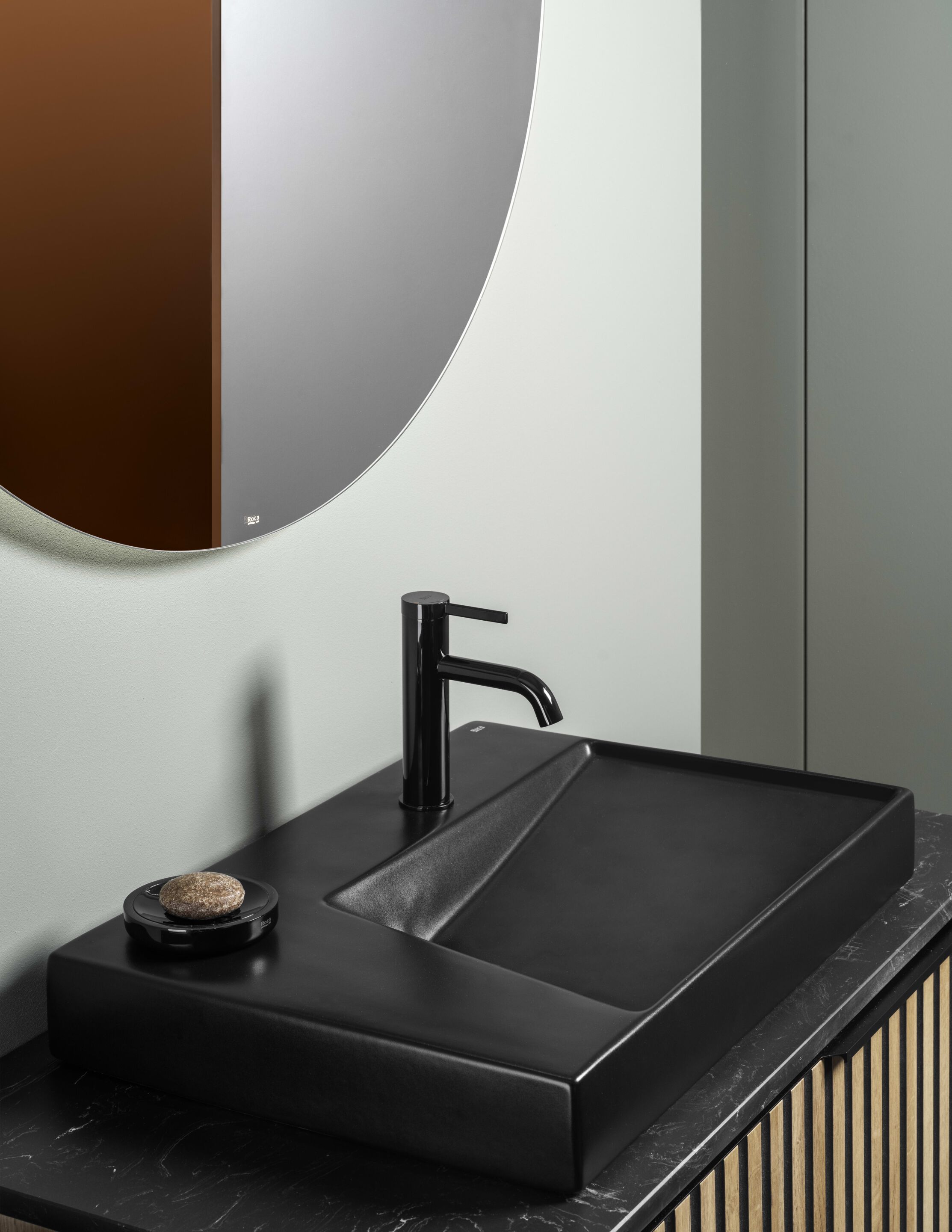 Однорычажный смеситель для раковины с автоматическим сливом Roca Ona ARCH-00132842 - Вид №15