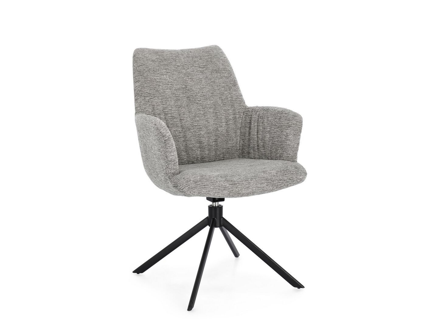 Тканевый поворотный стул с подлокотниками BIZZOTTO ALEXANDER ARCH-00028063