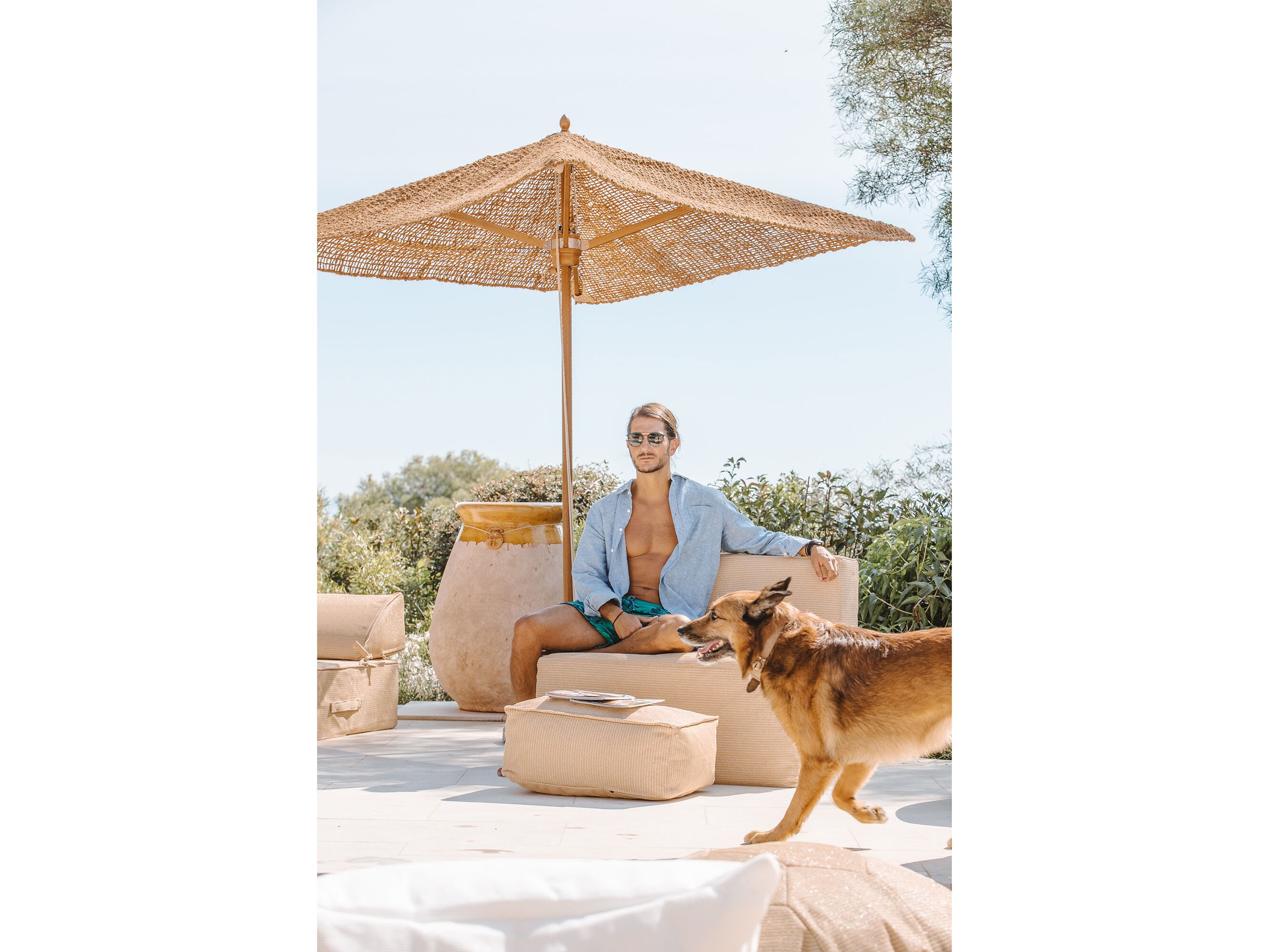 Квадратный зонтик из кокосового волокна MX HOME P2X2R / P2X2C ARCH-00046532 - Вид №2