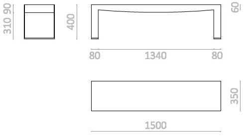 Staygreen Скамейка из крафт-бумаги sun-id-1430578 - Вид №5