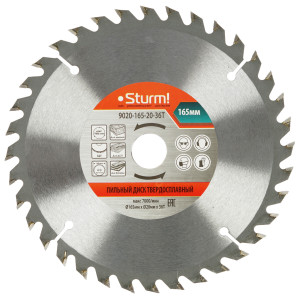 Диск пильный Sturm! 9020-165x20/16x36T 1287261