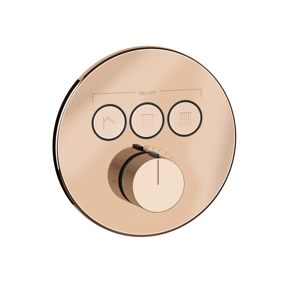 Смеситель для душа 38716 030 Gessi Hi-fi МЕДЬ PVD 38716030