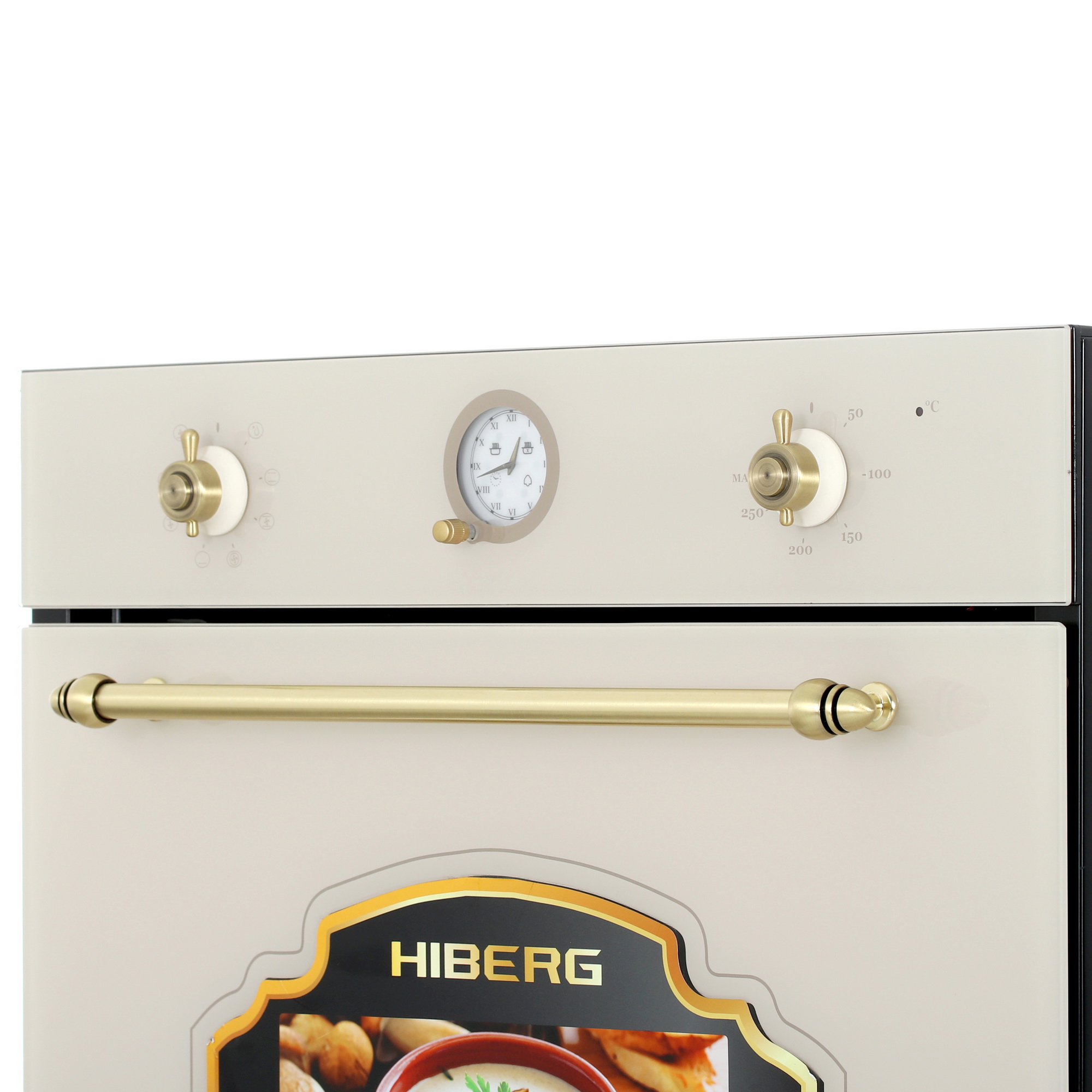 9023385 Электрический духовой шкаф HIBERG VM 6382 YR бежевый STDN-0070126 - Вид №3