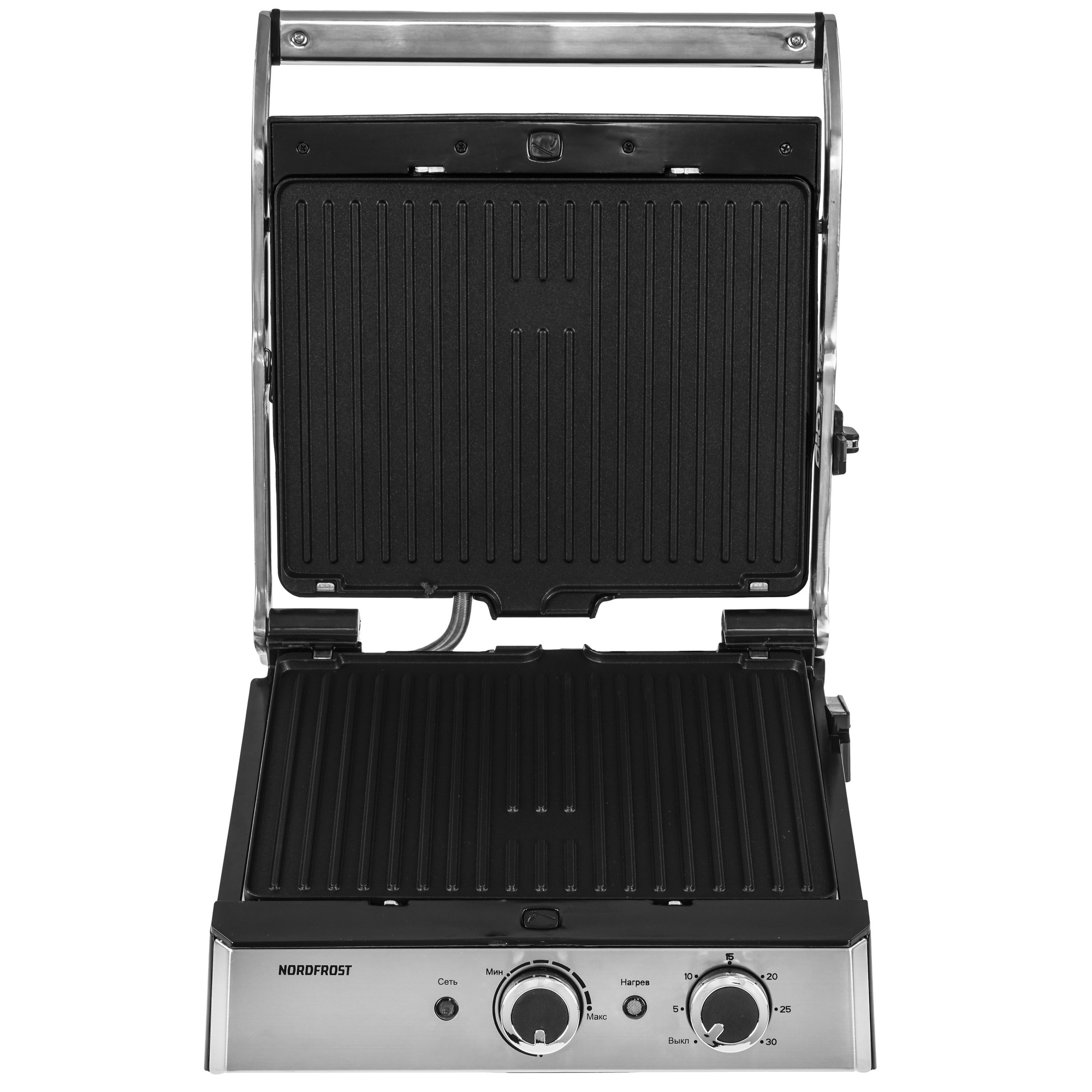 9052342 Гриль Nordfrost GR 240 X серебристый STDN-0084361 - Вид №1