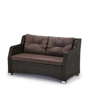 S51A-W53 Brown Плетеный диван Afina