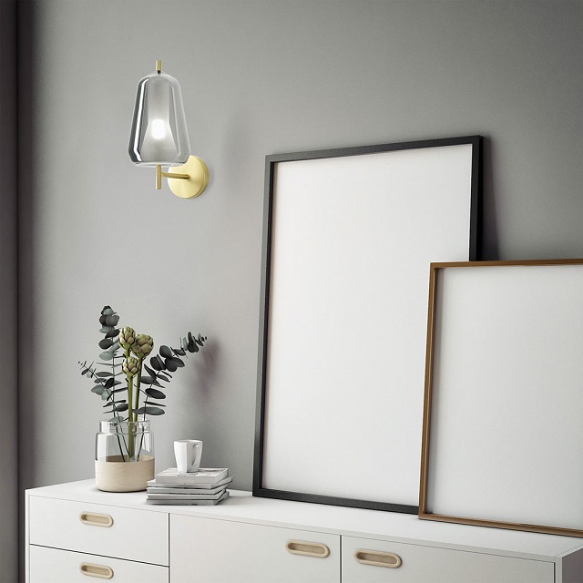 Miloox 1744.120 Настенный светильник с отделклй матового золота X-RAY. - Вид №1