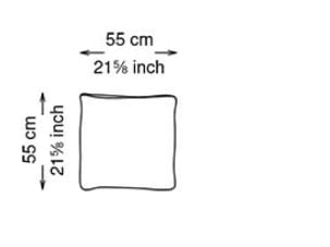 Квадратная подушка из ткани In Stock Cattelan Италия ARCH-00013342 - Вид №2