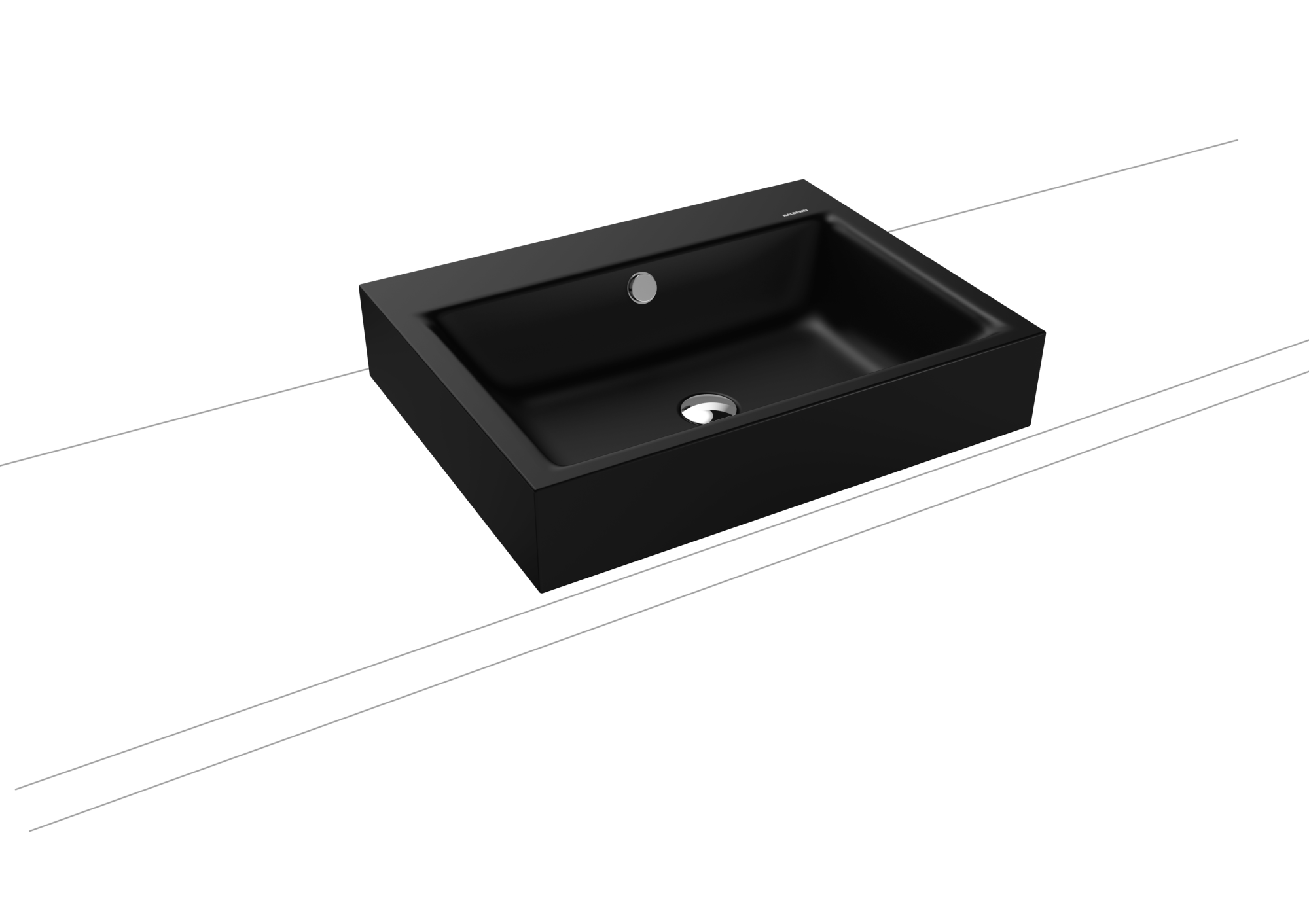 Умывальник KALDEWEI Сталь эмалированная 3157 294 черный матовый 100 31573083294 