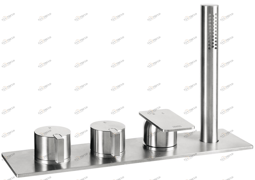 Fir Italia Комплект для ванны с ручным душем с тарелкой Playsteel 58 5831504