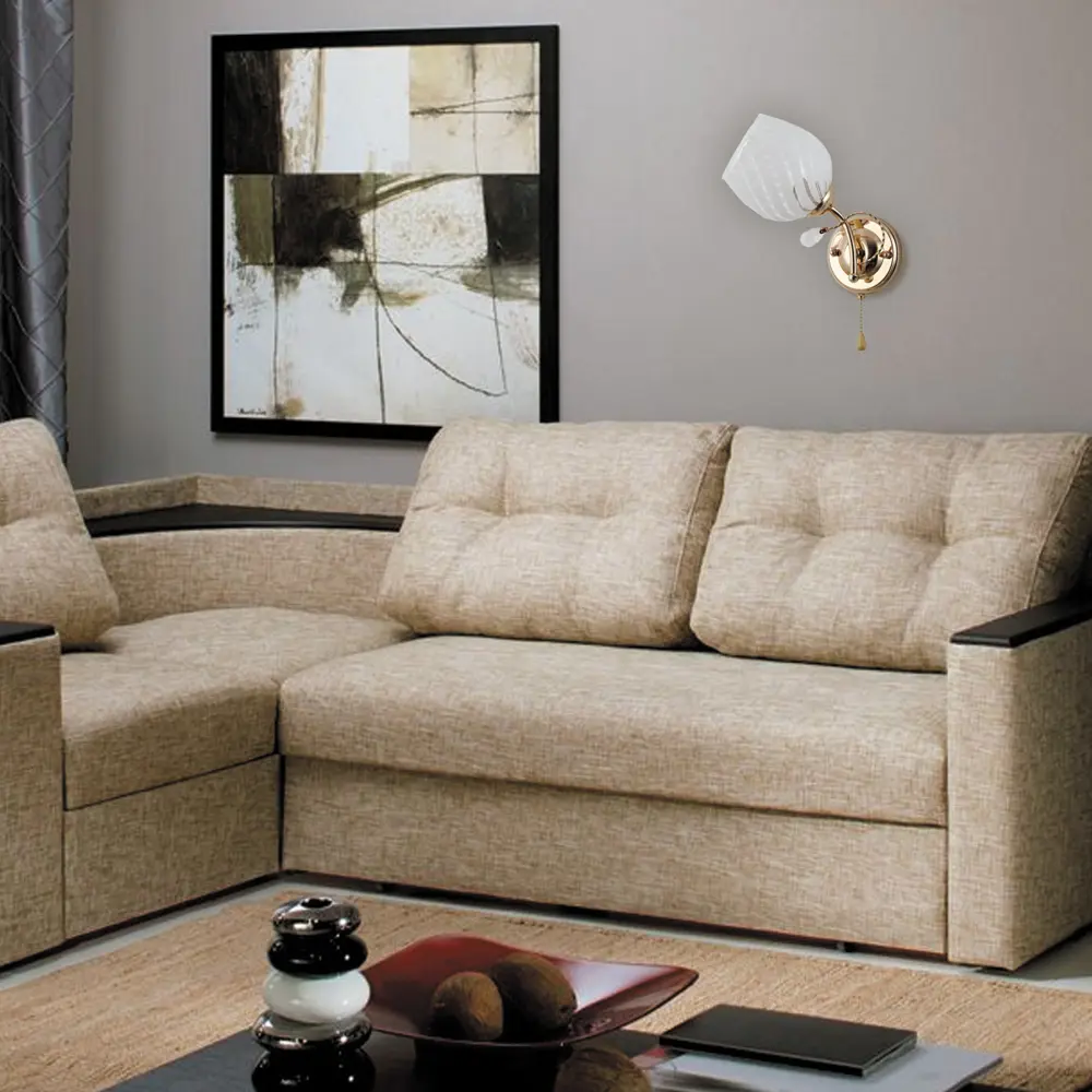 Бра «Арабеска» КС30068/1W, цвет золотой КЛЮЧНИК STLM-2040012 - Вид №7