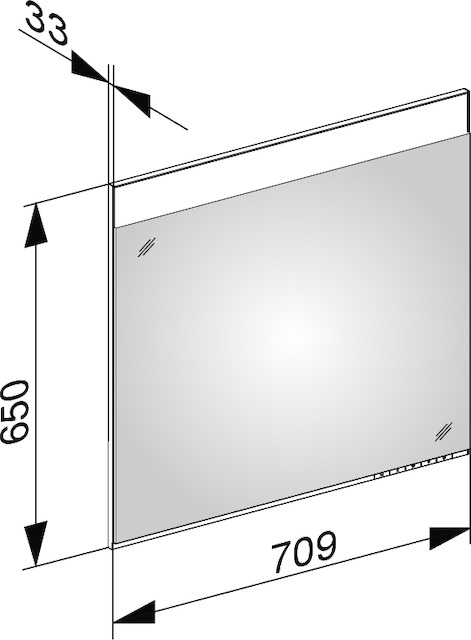 11596172000 Зеркало с подсветкой KEUCO Edition 400 - Вид №5