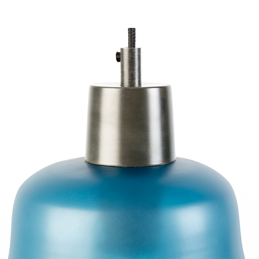 Лампа подвесная Rose синяя White Label Living 5300133 - Вид №5