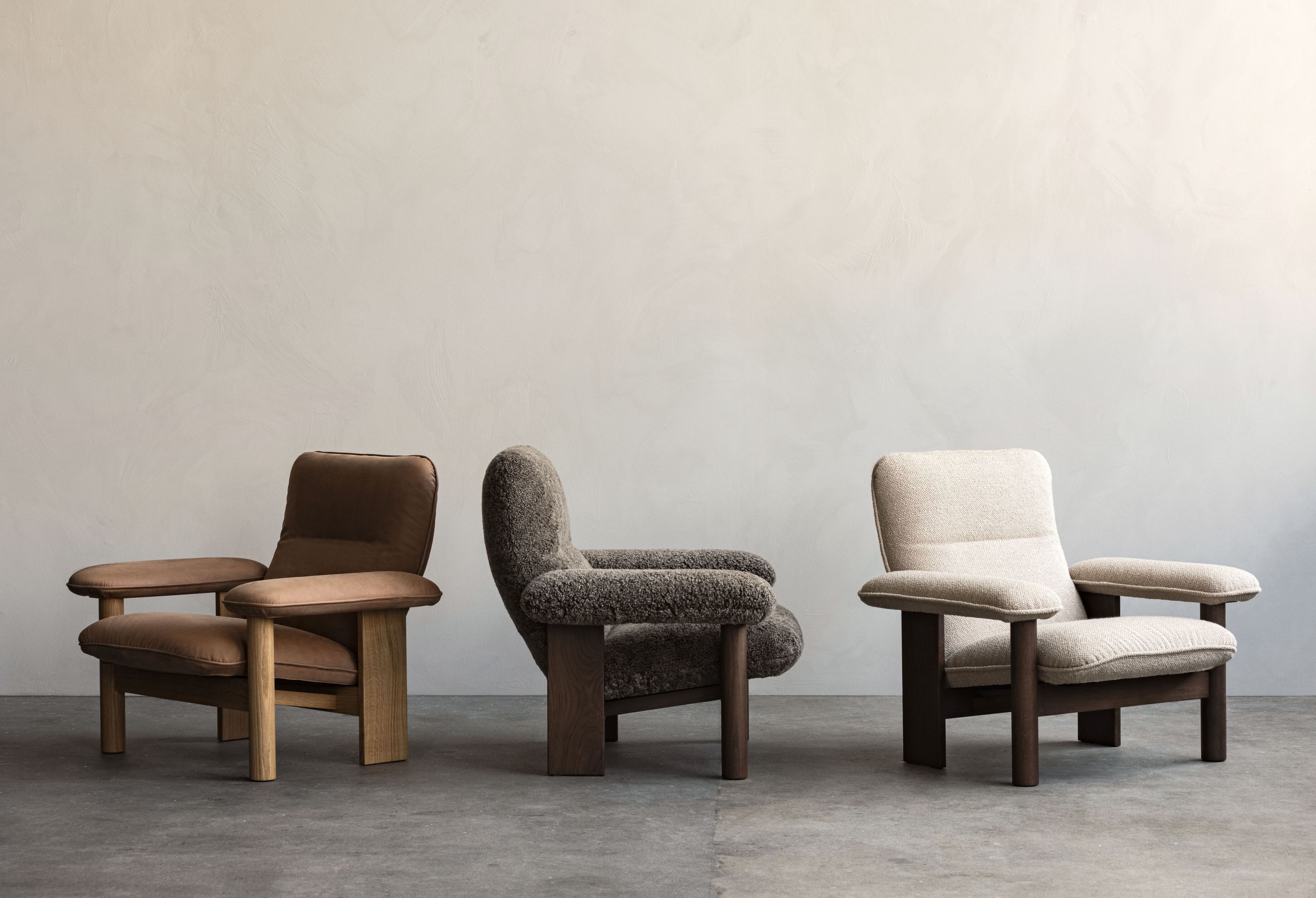 Кресло из овечьей шерсти с подлокотниками Audo Copenhagen Бразилиа ARCH-00127907 - Вид №10