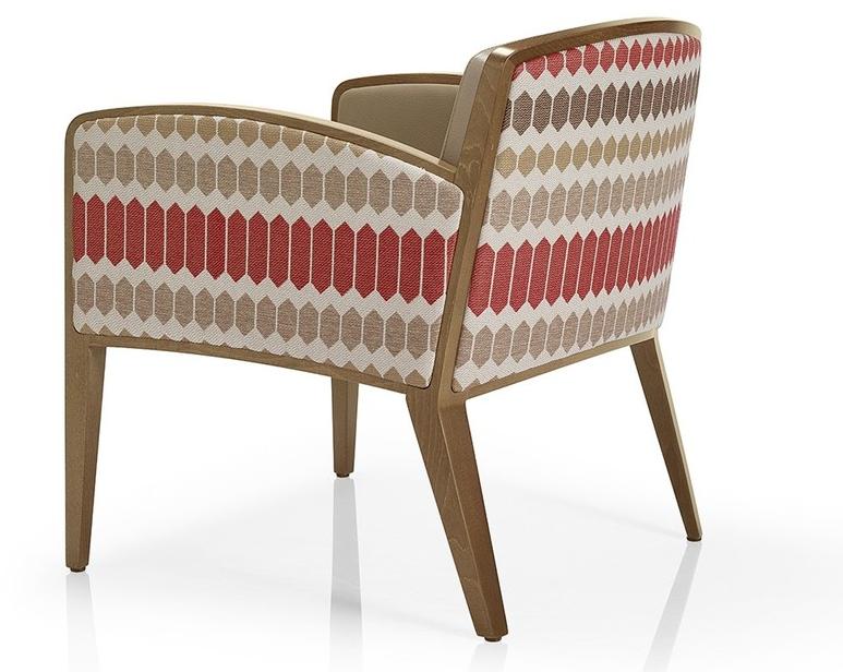 JMS Кожаное кресло с подлокотниками Tisha M 724 - Вид №1