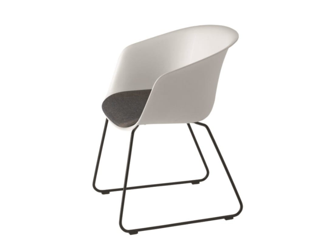 Стул для саней из полипропилена с мягким сиденьем Et al Dunk ARCH-00022144