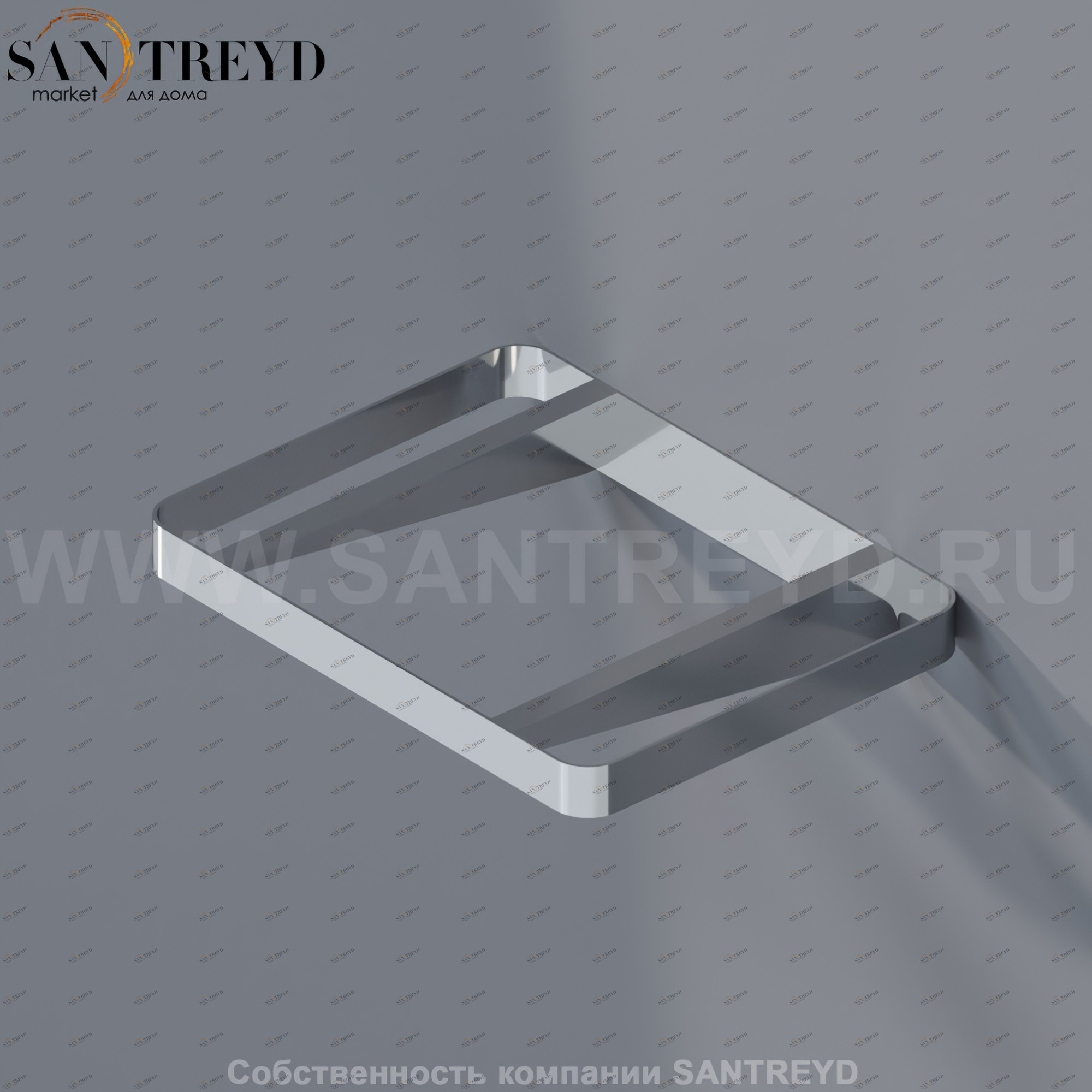 Flaminia MINIWASH Настенный крепёж для раковины 48 см хромированный MWS48 Ceramica Flaminia