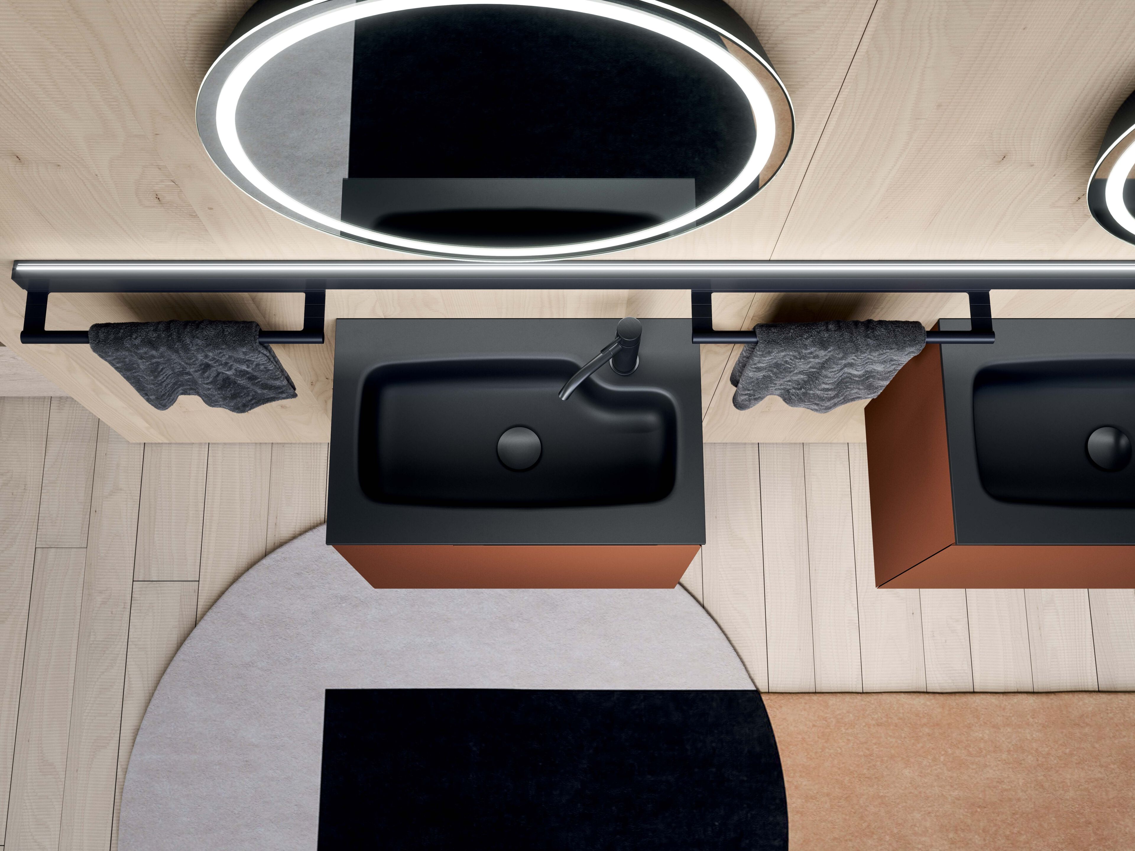 Полная мебель для ванной комнаты OASIS профиль ARCH-00144284 - Вид №1