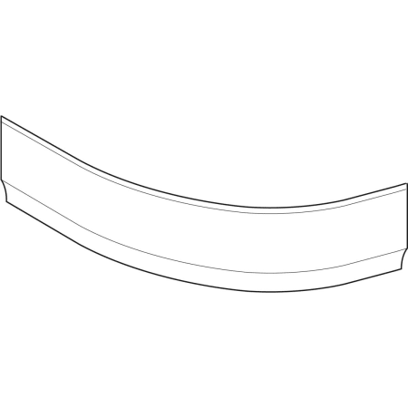 554.824.01.1 Передняя обшивка Geberit Renova для асимметричной ванны, правая Geberit  - Вид №1