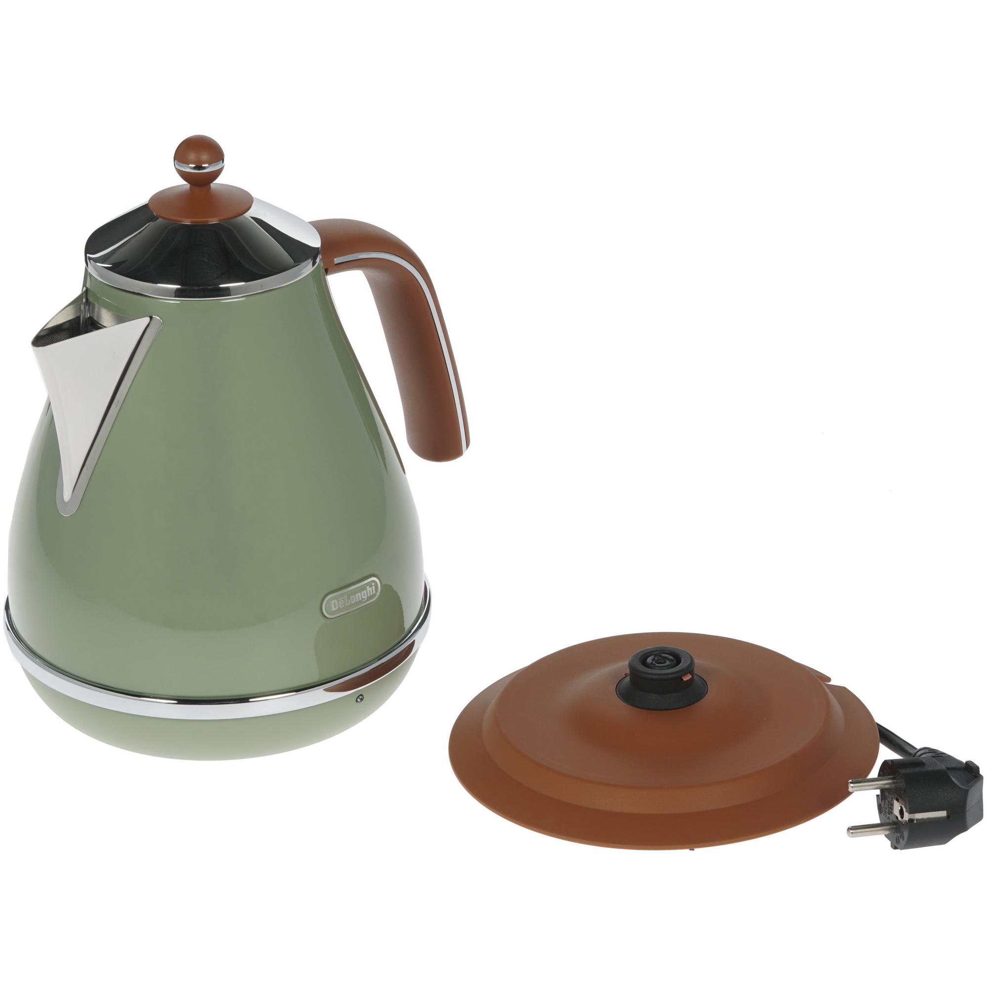 6631619 Электрочайник DeLonghi KBOV 2001.GR зеленый STDN-0016790 - Вид №3
