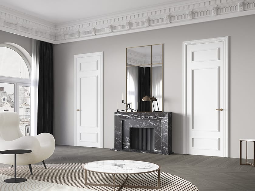 Лакированная распашная дверь BARAUSSE деревянные двери ARCH-00117186