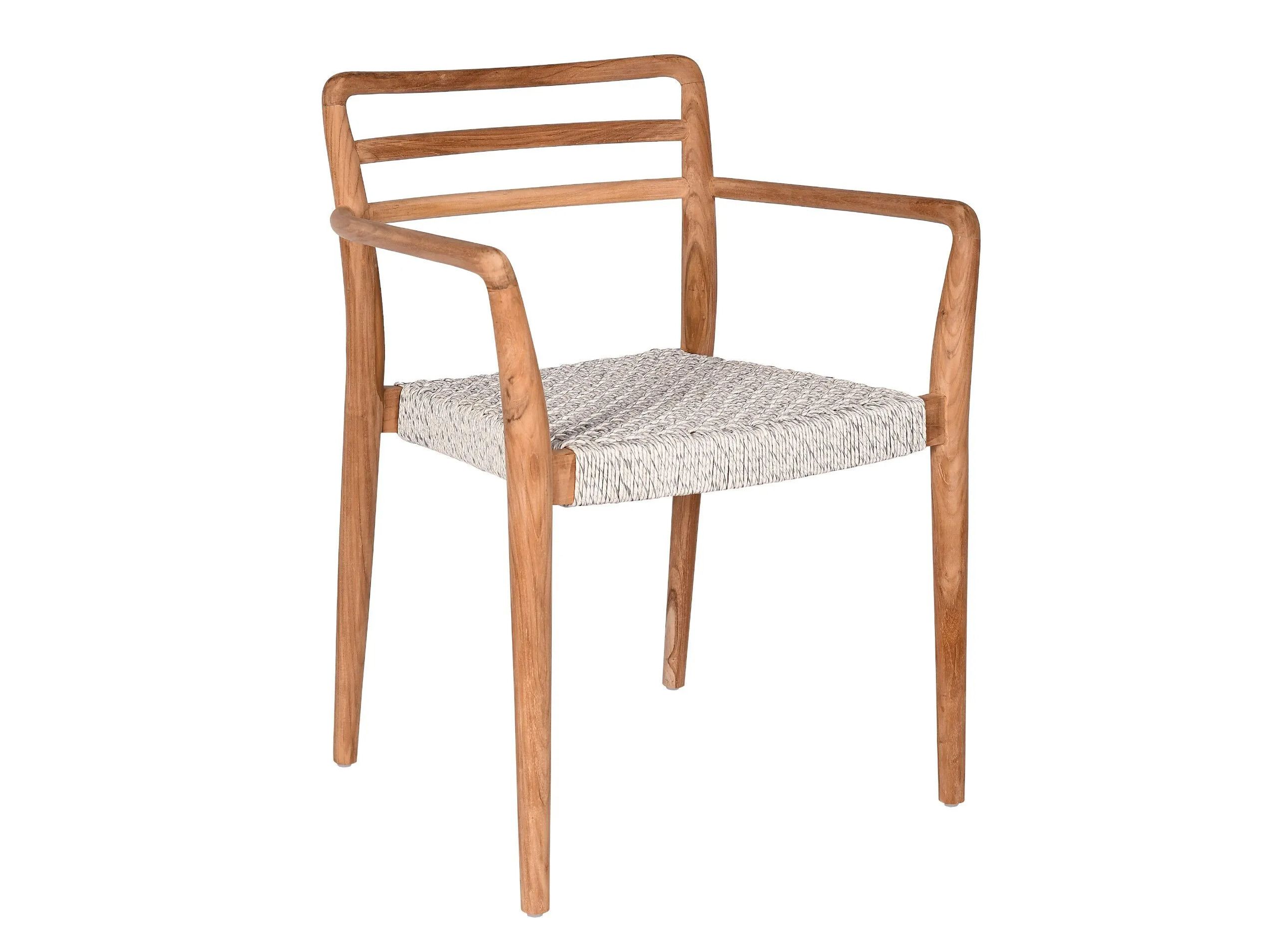 Стул для сада из тикового дерева с подлокотниками cbdesign Alisee ARCH-00012212 - Вид №1